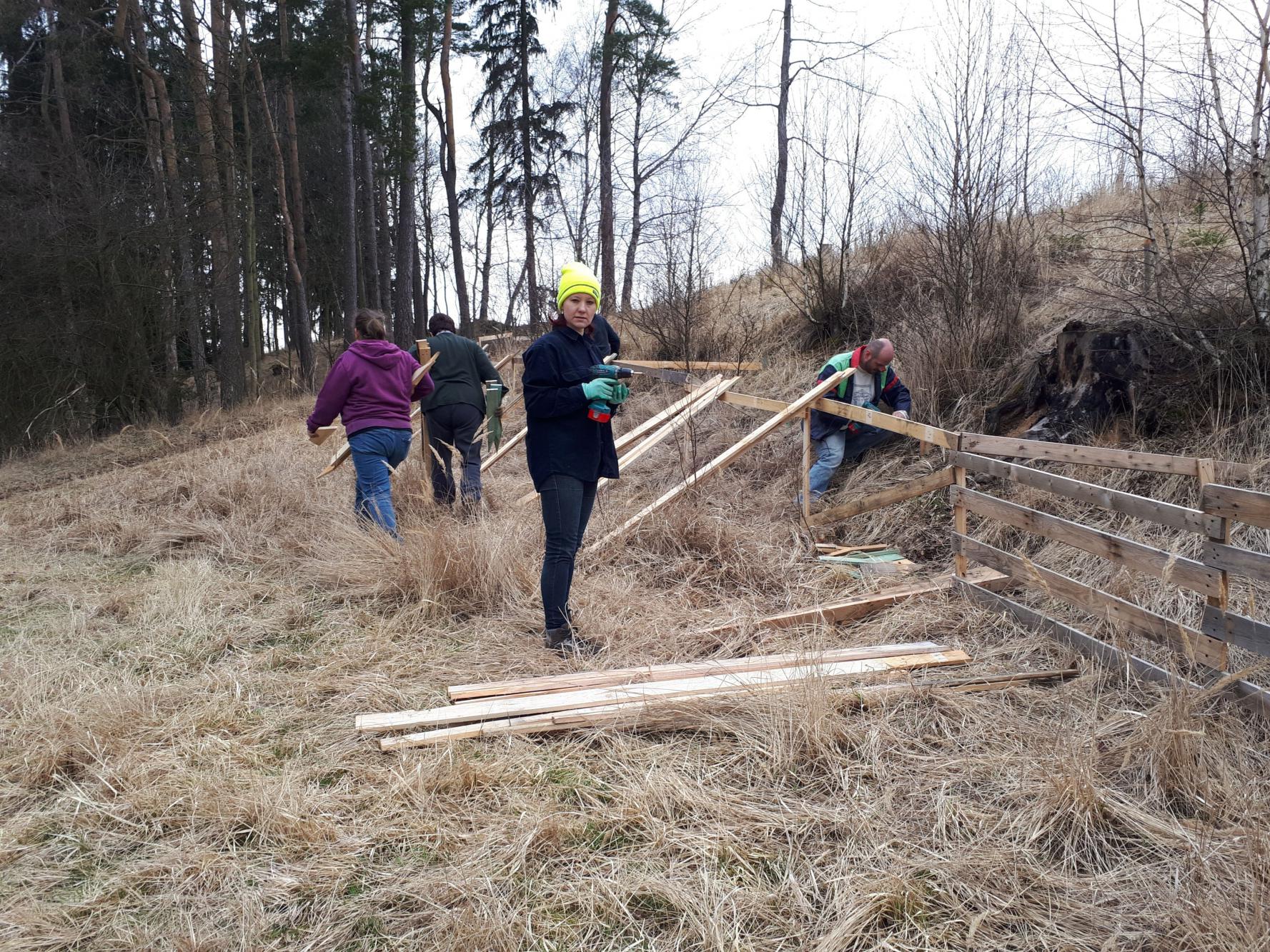 Foto z galerie „Sázení stromků v okolí Lorienského tábořiště“