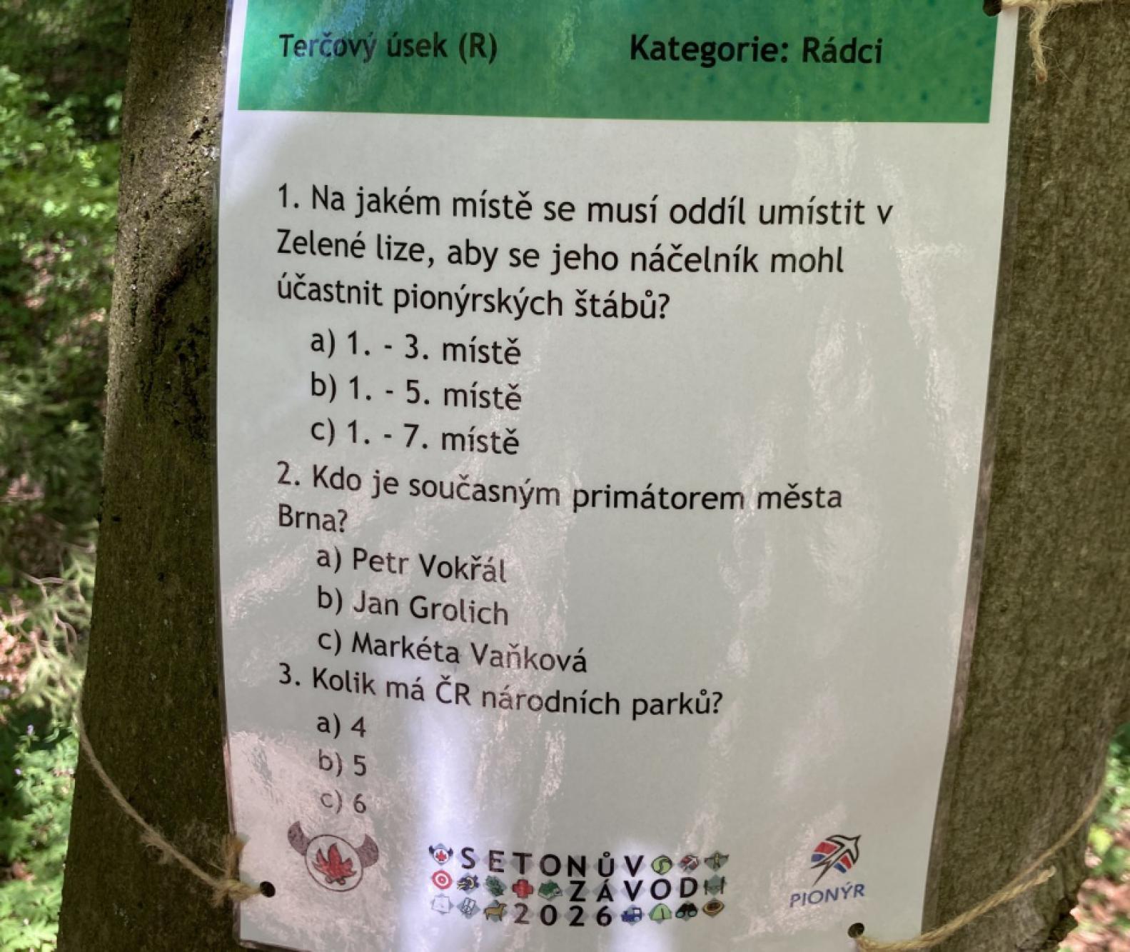 Foto z galerie „Setonův závod“