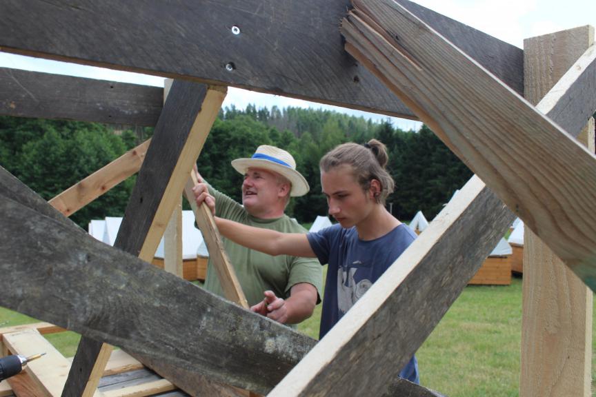 Foto akce „Pracovní tábor 11+“